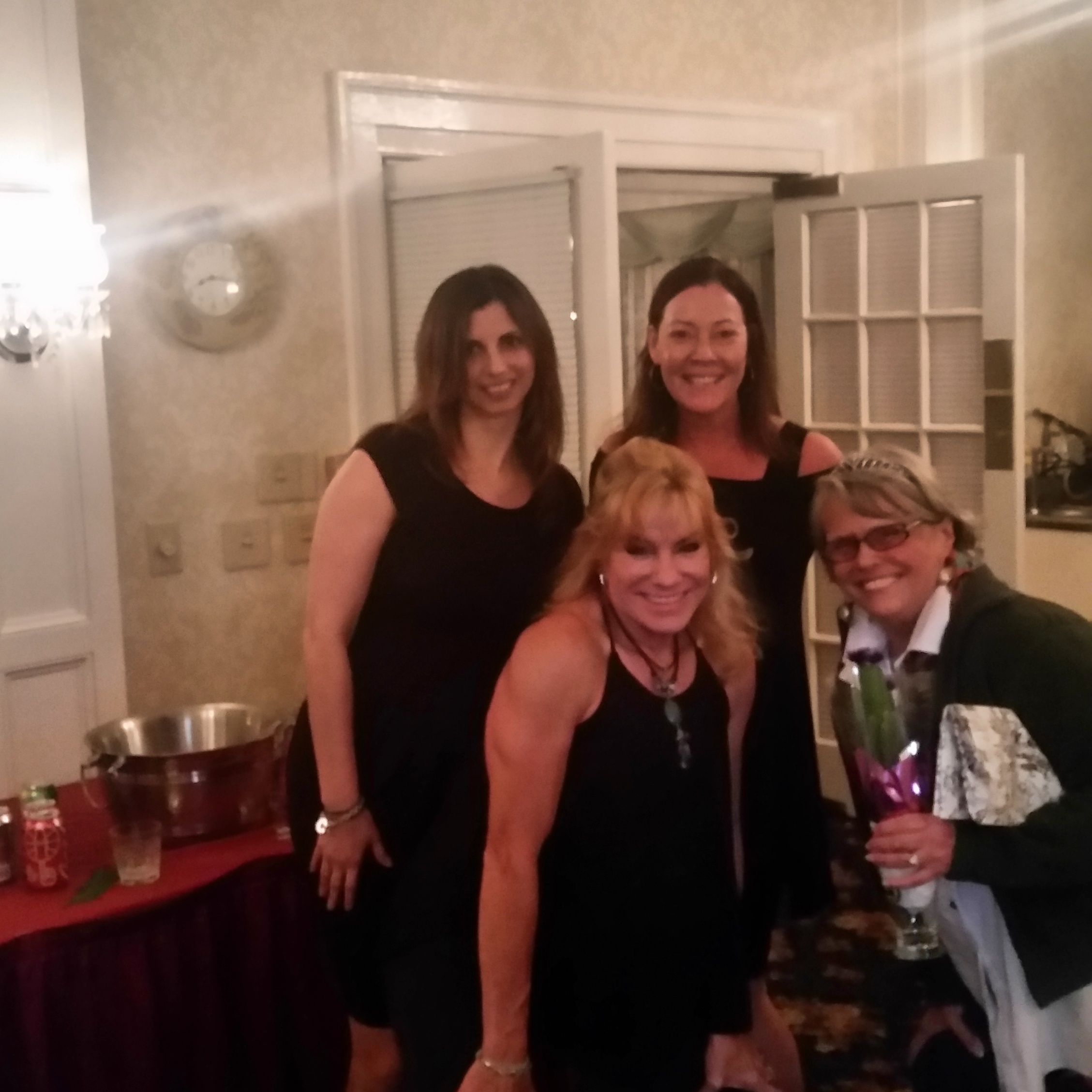 Jennifer seen here with clients and Trainee of the Year Jan Richards.